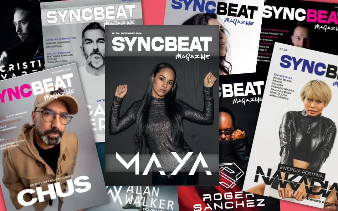 Maya Fourteen on the cover of Sync Beat Magazine